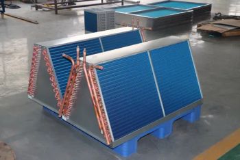 V Type Air Cooled Condenser Coil with Copper Tube Aluminum Fin for HVAC & Refrigeration Systems - Foshan Ever Heat Exchanger Co., Ltd - China