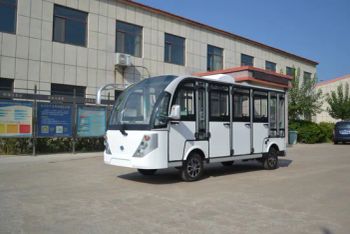 Luxury Leather Interior Electric Sightseeing Vehicle for Premium Business Reception & Wedding Rental with Nappa Leather Seats - Guangzhou Winner Electric Vehicle Co., Ltd - China