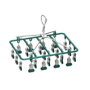 Wholesale Quality Clothing Laundry Metal Socks Underwear Hangers with 23 Clips - Guilin Sumanda Trading Co., Ltd. - China