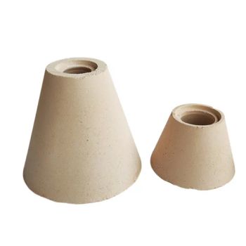 Notch Gate Cup Ceramic Gate Cup for Ceramic Tube Casting Pouring Trumpet Al-Si Refractory Precision Casting 1430-1750c Working - JAR HING PRODUCTS CO., LTD - China