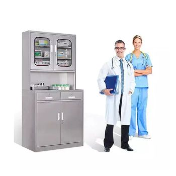 Full Height Metal File Documents Storage Swing 2 Door Cupboard Locking Steel Filing Cabinet Hospital Doctor′ S Office Metal Storage Medicine Cabinets - Guangdong Hongye Furniture Group Co., Ltd - China