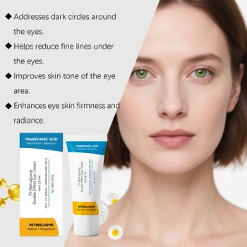 Vegan Retinol Under Eye Cream Collagen Peptides Anti-Aging Eye Cream for Dark Circles Puffiness Wrinkles Fine Lines Eye Cream - Guangzhou Kanglixin Medical Biotechnology Co, Ltd. - China