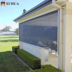 Xuhua New Design PVC Roller Blinds Track Privacy Screen Panel Zip Screen - Guangzhou Xuhua Sunshade Technology Co.,Ltd. - China