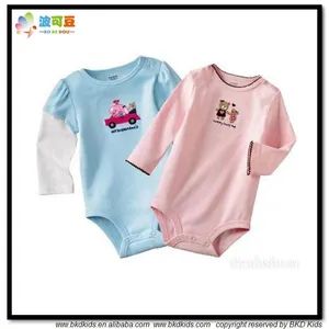 Combed Cotton Baby Clothes OEM Newborn Bodysuit - Quanzhou Bkd Kids Wear Co., Ltd. - China