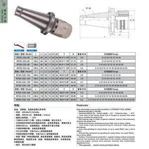 Nt40knife Handle CNC Tool Holder CNC Tools Milling Cutter Damping Tool Holder Cutter CNC Accessories - Sichuan Yameistone Machinery Technology Co., Ltd - China