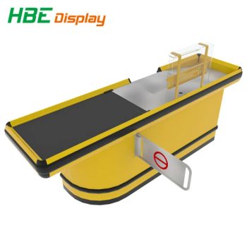 Supermarket Simple Design Gondola Carousel 3D Model Checkout Counters - Suzhou Highbright Store Fixtures Co., Ltd. - China