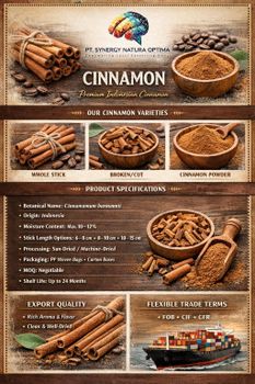 Cinnamon - PT. Synergy Natura Optima - Indonesia