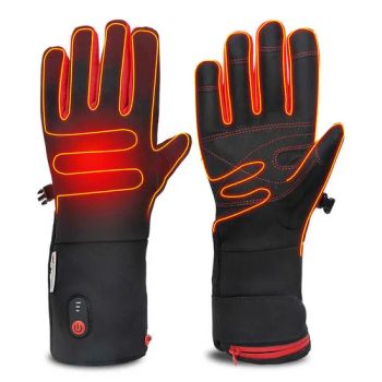 Winter Thermal Outdoor Waterproof Windproof Driving Cycling Warm Outdoor Riding Ski Rechargeable Far-Infrared Electric Battery Motorcycle Moto Heated Gloves - Suzhou Highview Technology Co., Ltd - China