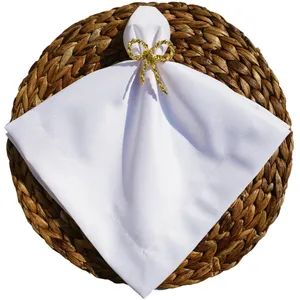 Bleach White Jacquard Design Rings for Table Cloth and Napkins - Ningbo Yuqi Textile Co., Ltd. - China