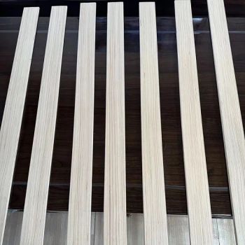 Furniture Part Poplar LVL Plywood Strengthen Wooden Slats Bed Frame - Cao County Jiusi Woods Co., Ltd. - China