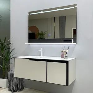 Luxury Wall Mounted Make up Vanity Set with Mirror for Modern Villa Bathroom Furniture - George Design & Construction Co., Ltd. - China