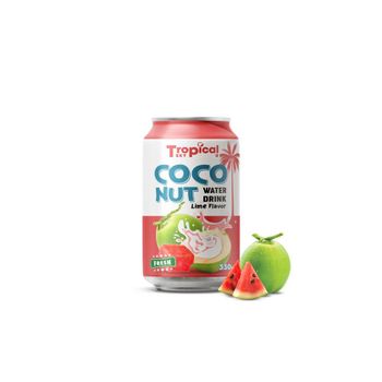 100% Young Coconut Water with Watermelon Drink - Tropical Sky Beverage Company - Vietnam