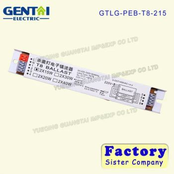 Lighting Ballast 2*15W T8 Electronic Ballast Fluorescent Lamp Germicidal Lamp - YUEQING GUANGTAI IMPORT & EXPORT CO., LTD. - China