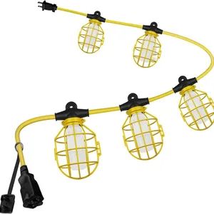 150W Series-Connected Work Light with 5 Medium Base Sockets Heavy-Duty Extension Cord for Workshop and Mine - Guangzhou Shunche Electronic Technology Co., Ltd. - China