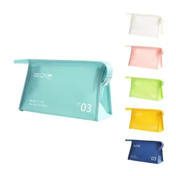 Wholesale Portable Waterproof Transparent PVC Makeup Bag Travel Toiletry Cosmetic Wash Bags - GOOD SELLER CO., LTD. - China