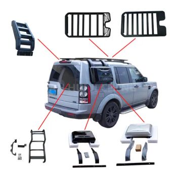 Roof Racks+Side Folding Ladder+Luggage Boxes Fit for Land Rover Discovery Lr3 Lr4 2004-2016 - AN HUI JI CHENG TRADING CO., LTD. - China
