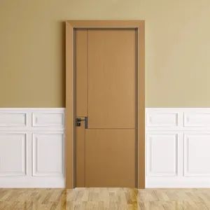 Internal Villa Waterproof Humidity Protection Hotel or Modern Interior Bedroom Doors - Shanghai Pulan Decoration Co., Ltd. - China