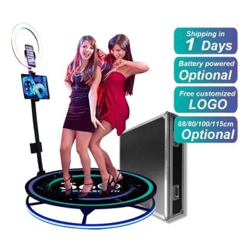 Dropshipping Slow Motion Portable Automatic Camera Selfie Platform Free 360 Photo Booth Accessories - Shenzhen Longvision Optech Co., Ltd - China