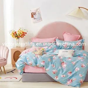 Ocean Flower Bed Comforter Cover Set with 2 Pillowcases Usage Home Weight 120 GSM Model NO. C062 Pattern Printed Age Group Adults - Nantong Victoria Import and Export Co., Ltd. - China