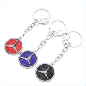 China Wholesale Custom Fashion Colorful Diamond Promotional Metal Car Accessories Spinning Key Chain - Shenzhen Kingstar Car Accessories Technology Co., Ltd. - China