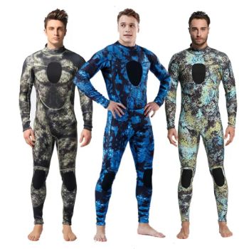 Spearfishing Wetsuits 1.5mm Neoprene Camo Full Body One Piece Diving Suits Wyz19065 - Ningbo Easyget Co., Ltd. - China