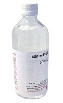 High purity ethanol chemical ingredient for formulation blending and manufacturing purposes