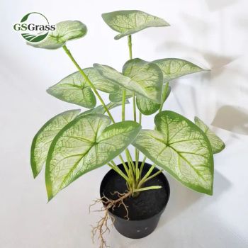Faux Office Tabletop Small Greenery Artificial Plants with Pots - Cangzhou Guangsu E-COMMERCE Co., Ltd. - China