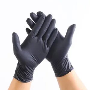 Black Color Examination Gloves Disposable Nitrile Gloves Suppliers Boxes Powder Free Blue Medical Nitrile Gloves Manufacturer - Hubei Qianjiang Kingphar Medical Material Co., Ltd. - China
