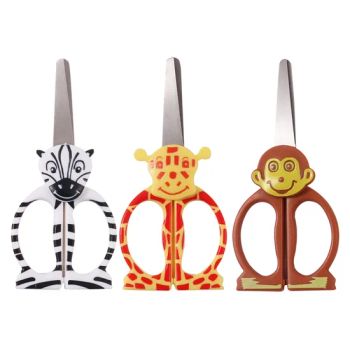 Foska Animal Series 4.75'' ABS Safe Round Tips Paper Cutting Cartoon Scissors - Anhui Sunshine Stationery Co., Ltd. - China