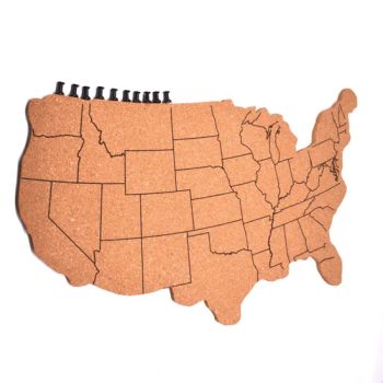 Wholesale Natural Premium USA Map Cork Bulletin Boards for Wall Cork Map - Xi'an Senmeng Cork Co., Ltd - China