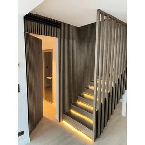 Wall Decorative Slotted Wood MDF Polyester Slatted Wooden Wall Acoustic Panels for Function Room - Jiang Su Th-Star Acoustics Material Co., Ltd. - China
