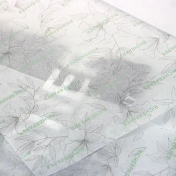 Custom Printed Tissue Paper Silk Wrapping Paper with Logo for Clothes Metallic Silver Logo Tissue Paper - GUANGZHOU RICHER IMPORT AND EXPORT TRADE CO.,LTD. - China