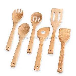 Bamboo Kitchen Utensils Set 6 PCS Bamboo Wooden Spoons & Spatula Cooking Utensils - Xiamen Eco Go Industry Co., Ltd. - China
