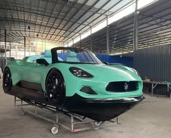 China 5m Water Spotrs Car FRP Water Jet Car Fast Speed Super Car on The Water Inboard Jet Drive and Outboad Engine Available Water Water Craft Leisure Boat - Chongqing Jingsui Cruise Manufacturing Co., Ltd. - China