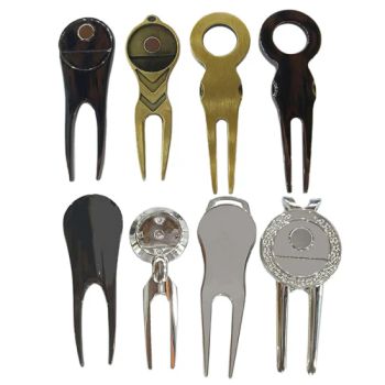 Ball Marker Supplier Multifunctional Golf Accessories Bulk Blank Custom Logo Golf Divot Repair Tool with Metal Golf Ball Marker - Zhongshan Niya Metal Manufacture Co., Ltd. - China