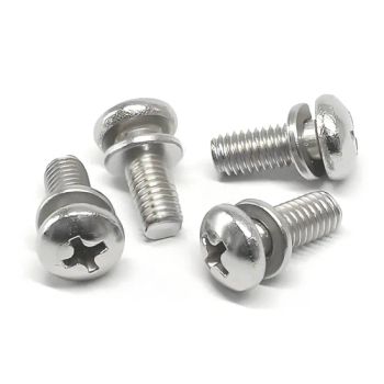 A2-70 Stainless Steel Pan Head Cross Drive Machine Screws Assemblies M3m4m5m6 - Hebei Lingke Metal Products Co., Ltd - China