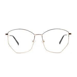 Eyeglasses Frames Optical Metal Glasses Hg5449 Style Antique Material Metal Model NO. HG5449 Size 58-15-140 mm HS Code 9003191000 - Wenzhou Higo Optical Co., Ltd. - China