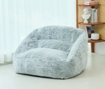 Double Seater Large Lazy Couch Floor Sofa Faux Fur Living Room Furniture Memory Foam Filled Compressed Recliner Rebound Sofa - LINYI YUCHAO INTERNATIONAL TRADE CO.,LTD. - China
