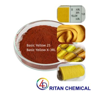 Ritan Basic Yellow 25 Basic Yellow X-3rl Wool Polyester Acrylic Fiber Dye - Hangzhou Ritan Chemical Co., Ltd - China