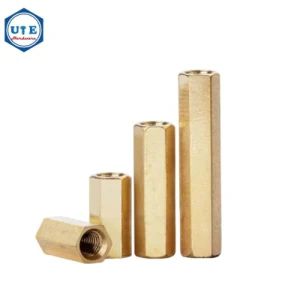 Copper Long Hex Nut DIN6334 Brass Long Hex Coupling Nuts for M2 to M10 - Zhejiang Unit Hardware Products Co.,Ltd - China
