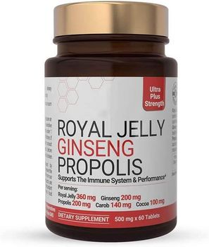 Wholesale Vegan Organic Red Ginseng Royal Jelly Capsule 1000mg Softgel Propolis Tablets For Immune Booster - Guangzhou Vigoworld Co., Ltd. - China
