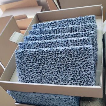 Silicon Carbide Foam Ceramic Filters with Excellent Resistance to Molten Iron Erosion and Corrosion for Reducing Entrapped Gas in The Liquid Metal - Taiyuan Simis Investment Casting Co., Ltd. - China