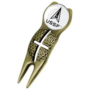 Golf Ball Marker and Metal Custom Golf Divot Repair Tool Golf Divot Tool - YC Craft (Zhongshan) Limited - China