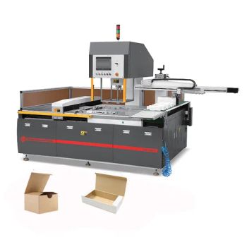 Die Cutting Waste Strip Machine to Make Cardboard Boxes - Wenzhou Qianding Machinery technology Co., Ltd. - China