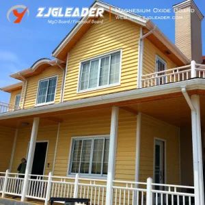 Non-Asbestos Wood Grain Fiber Cement Board Product Color Grey Origin China Fireproof A1 Fineness 3~30um HS Code - Zhangjiagang Leader New Construction Material Co., Ltd. - China