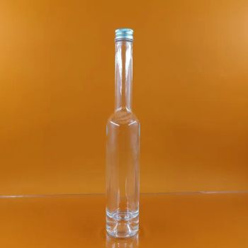 Clear Round Tall Bottles Glass Spirit Brandy Vodka Bottle Whisky with Corks - Qingdao Crystal Glass Co., Ltd - China