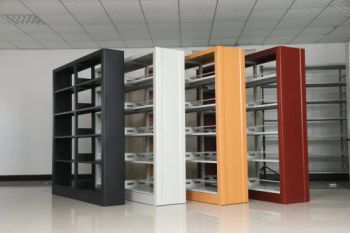 Library Double Sided Bookcase Furniture Metal Multi-Layer Book Shelf Office Bookshelf Wood Bookcases - Luoyang Mas Younger Export and Import Company (Ltd.) - China