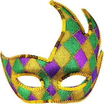 Masquerade Half Face Party Masks Colorful Mardi Gras Halloween Mask Carnival Decoration Novelty Gifts Party Favor - Xiamen Starlights Trading Co., Ltd. - China