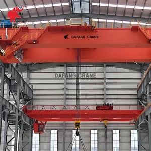 Heavy Duty Qdxx Euro Style 30 Ton 50 Ton 100 Ton Double Girder Overhead Travelling Crane Low Noise - Henan Dafang Heavy Machine Co., Ltd. - China