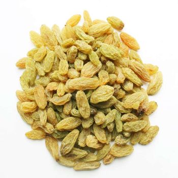 Dried fruit green raisin Content / Address / Shape Long Taste sweet Type Raisin Ingredients / Weight (kg) 20 Model Number - Jicao Hanfang (ningxia) Agricultural Development Co., Ltd. - China